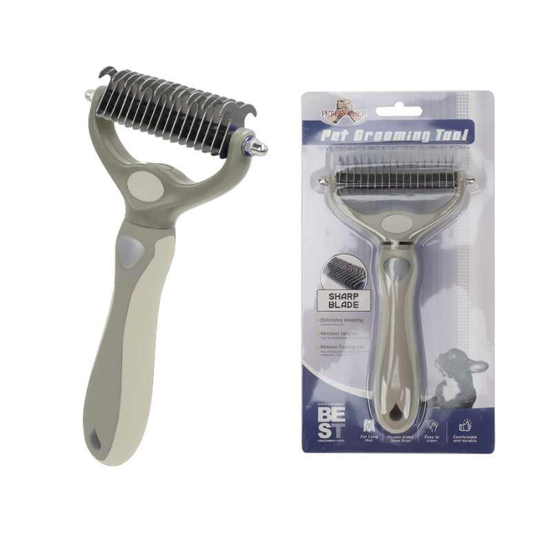 Cabeza de doble cara - gris