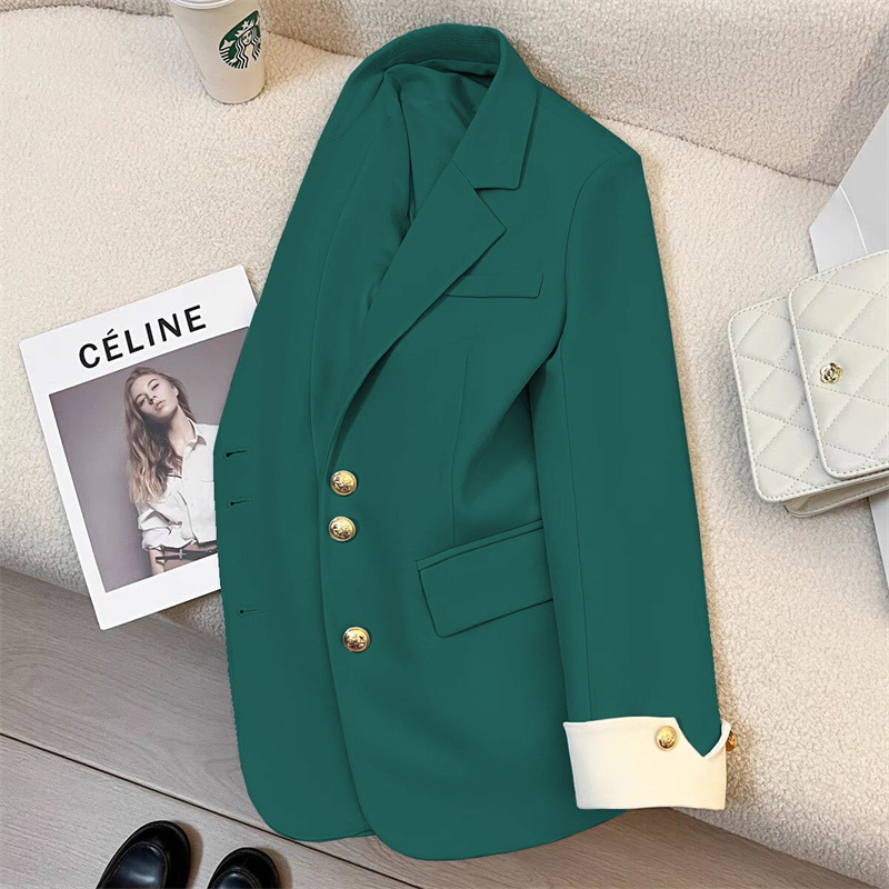 Spring New High-End Designer Blazer for Women 2026 Korean Style Casual Small Suit New Style Elegant Commuter