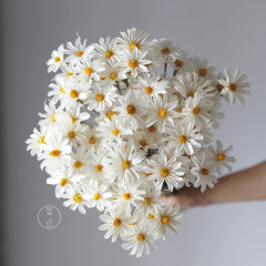 手作りの組み合わせの乾いた花の花束の文心蘭のバイオレットの永生の花のカラーの小さいデイジーのDIYは花のメーカーの卸売りにくっつきます。