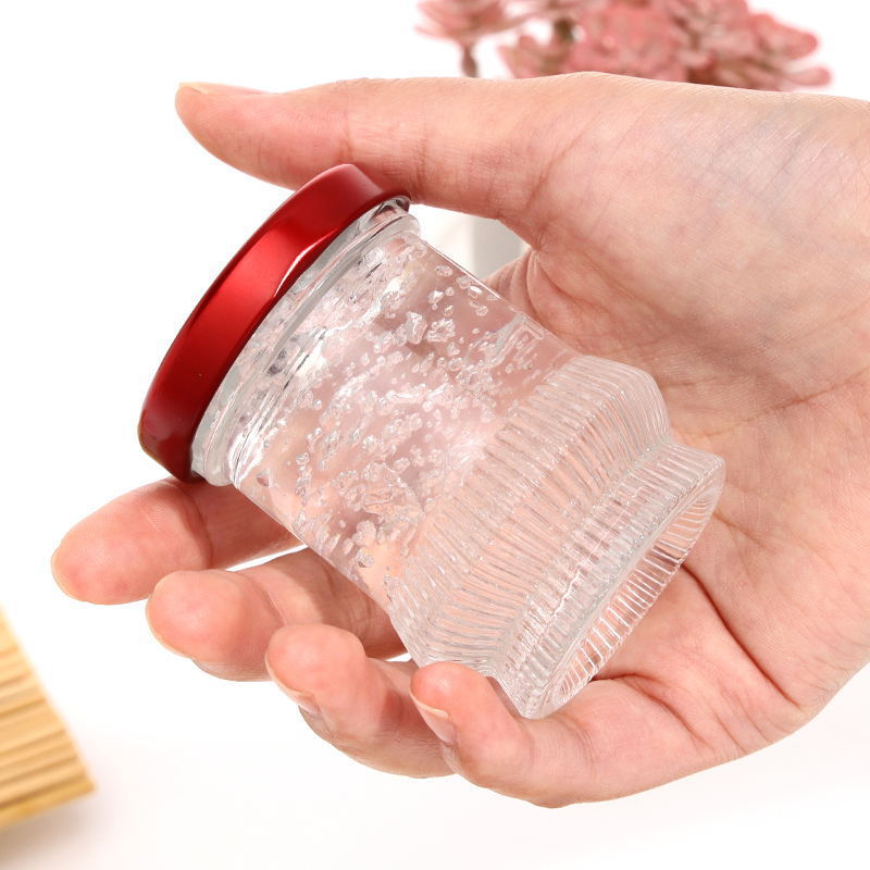 燕窝分装瓶子玻璃可蒸煮耐高温即食50ml鲜炖密封鱼胶带盖跨境热销