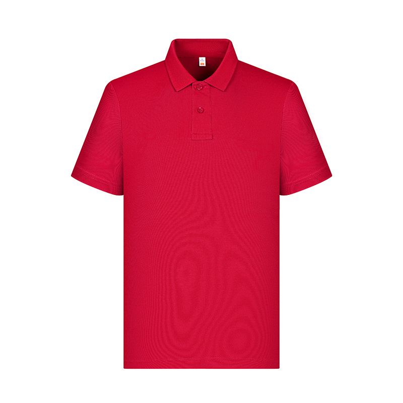 Negocio de dos botones antibacteriano fresco solapa de manga corta polo polo impresión personalizada logo verano hombre sentido avanzado