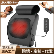 新款按摩靠垫腰垫颈椎按摩器家用办公室多功能热敷揉捏腰部按摩仪