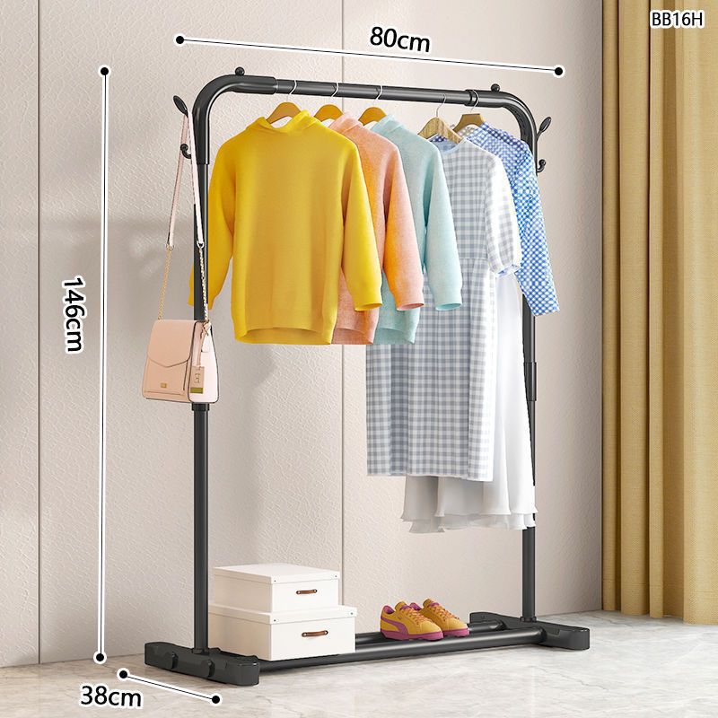 Tendedero, piso, piso, dormitorio, perchero, balcón, perchero, poste de ropa simple para el hogar, estante de ropa para el dormitorio