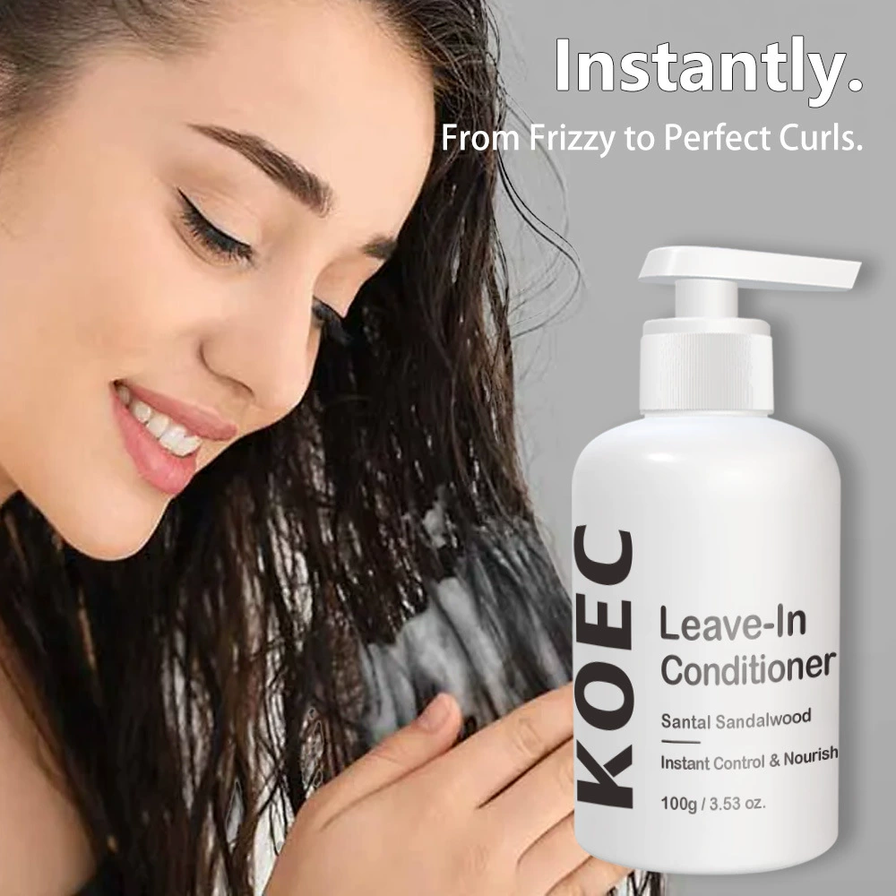 KOEC Cross-border leave-in conditioner to relieve dry and frizzy quick-drying hair care cream Leave-in Conditioner