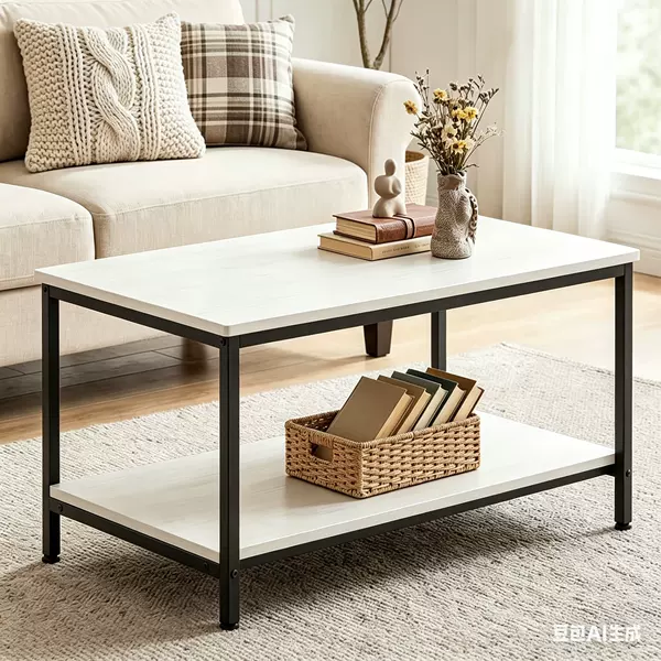 Cross-border coffee table for living room, simple modern new model small table, suitable for rental apartments and small-sized homes, sofa tea table