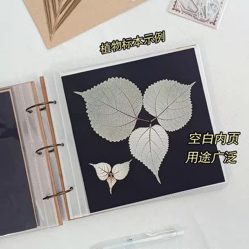 DIY活页手工相册PP袋防水家庭情侣相簿粘贴式同学回忆录成长影集|undefined