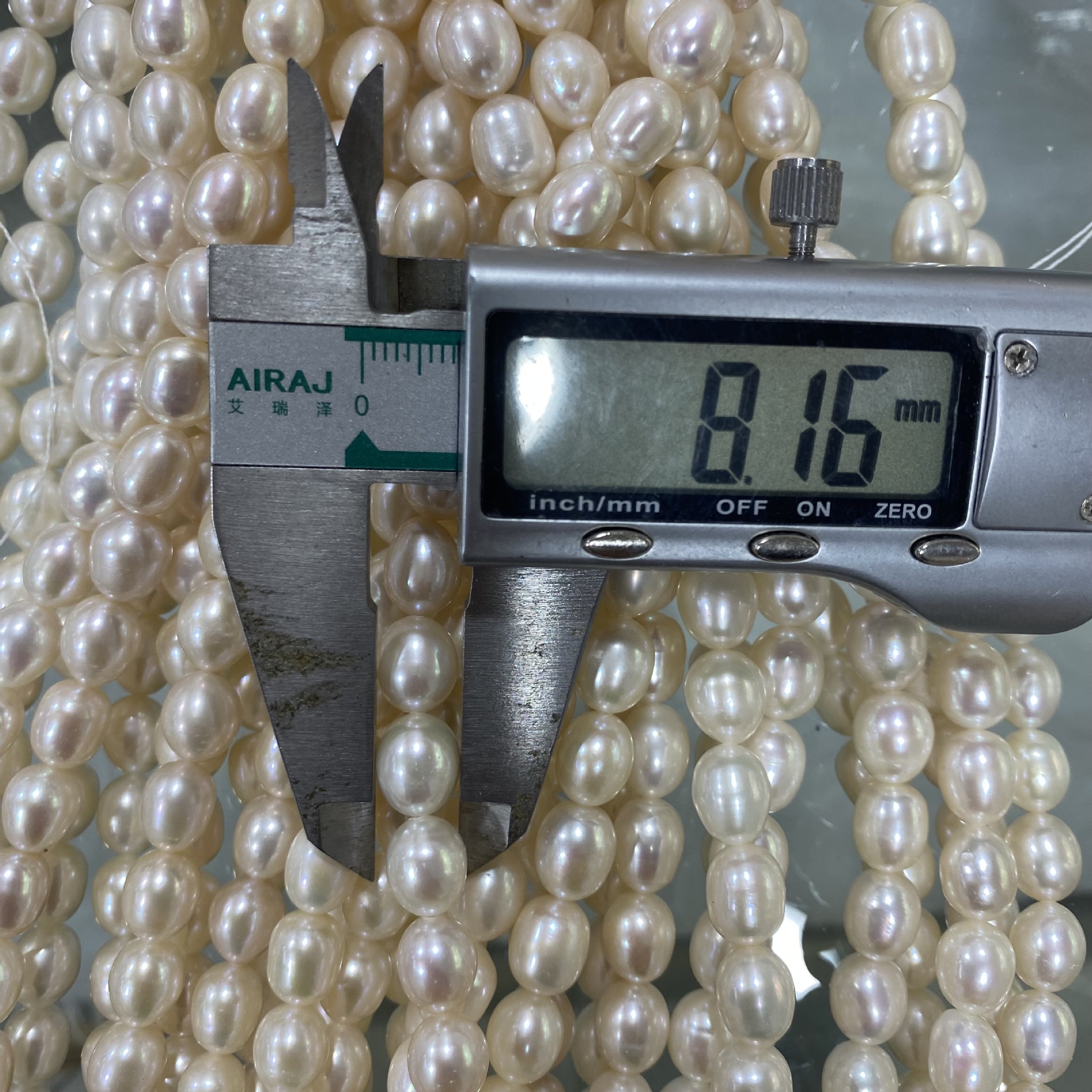 天然淡水パールネジ2 ~ 3,3 ~ 4,4 ~ 5,5 ~ 6,6 ~ 7,7 ~ 8mmビーズDIYアクセサリー