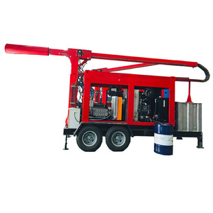 Cement tank truck mixing tank high pressure water cleaning machine 1400bar ultra-high pressure diesel drive high pressure water jet cleaning