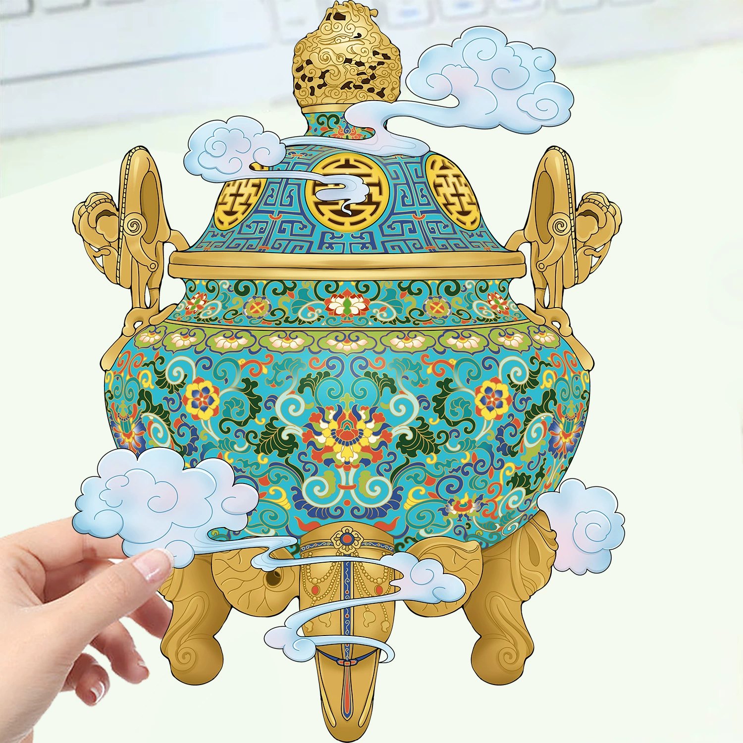 Картонная маленькая наклейка, шалаш, 3D, антистресс, DIY, планировщик