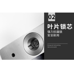 Padlock pass-through anti-theft, anti-pry, anti-rust household locks, door locks, small small locks, dormitory cabinet locks