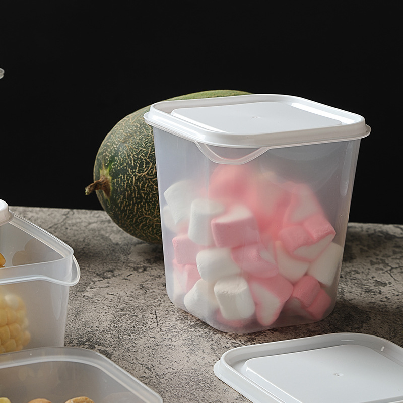 Caja de almacenamiento de grano refrigerador de plástico crisper 10-piece set traje de cocina caja de almacenamiento sellada al por mayor en stock