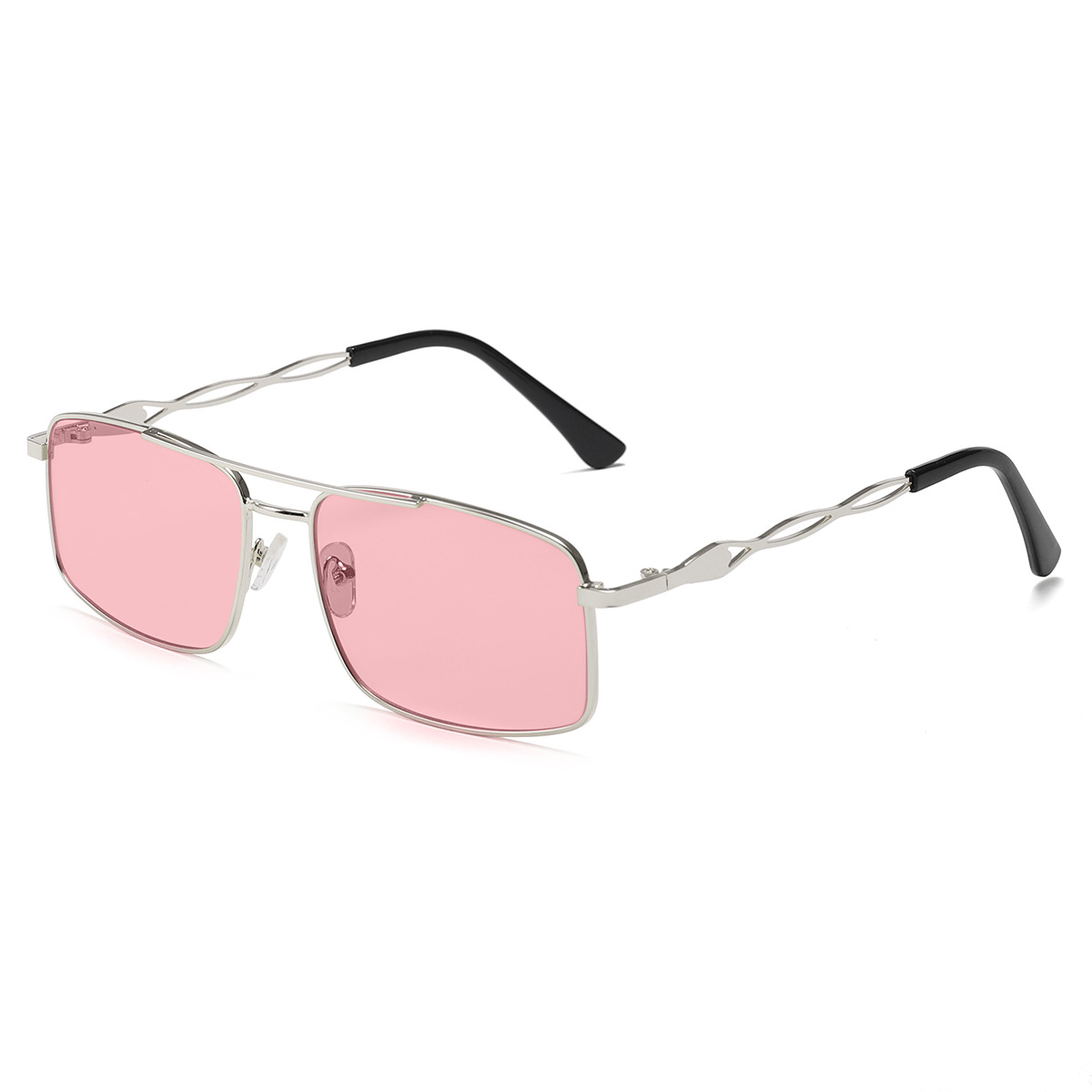 2023 nueva protección solar gafas de sol hombres de metal doble haz gafas de sol caja de negocios casual conducción pesca gafas de sol