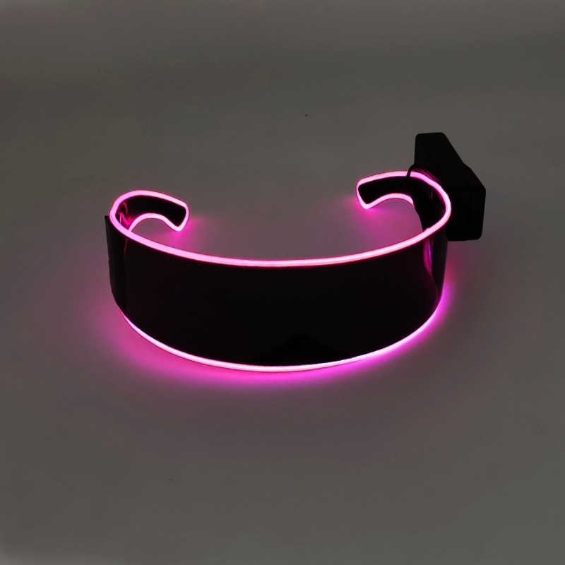 Gafas luminosas para discoteca transfronterizas de comercio exterior, divertidas, sensación tecnológica, para fotos, gafas de sol, para fiestas/bares, gafas de sol geniales image 15