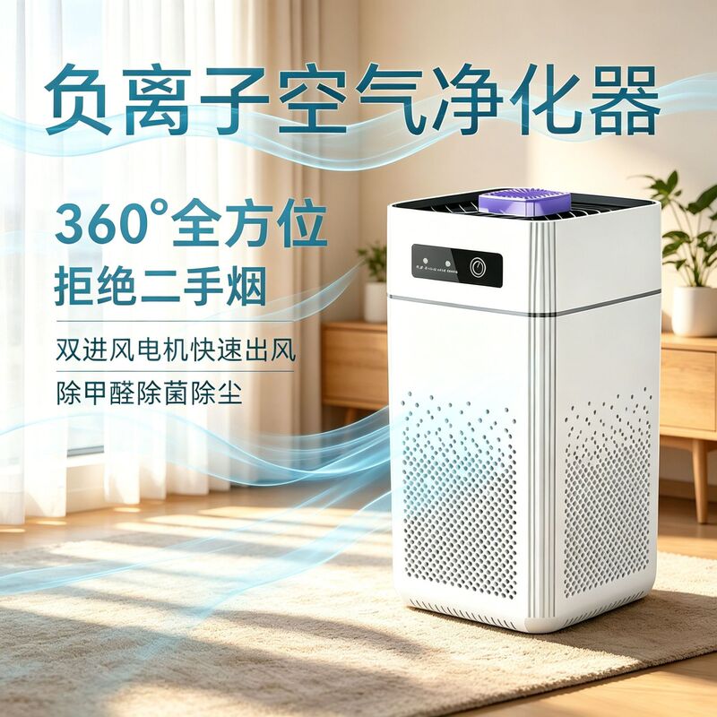 Formaldehyde Removal Air Purifier for Home Use, Negative Ion Removal of Formaldehyde Odor, Removal of Second-Hand Smoke Odor, Disinfection of the Bedroom and the Whole House Formaldehyde Removal Air Purifier for Home Use, Negative Ion Removal of Formaldehyde Odor, Removal of Second-Hand Smoke Odor, Disinfection of the Bedroom and the Whole House