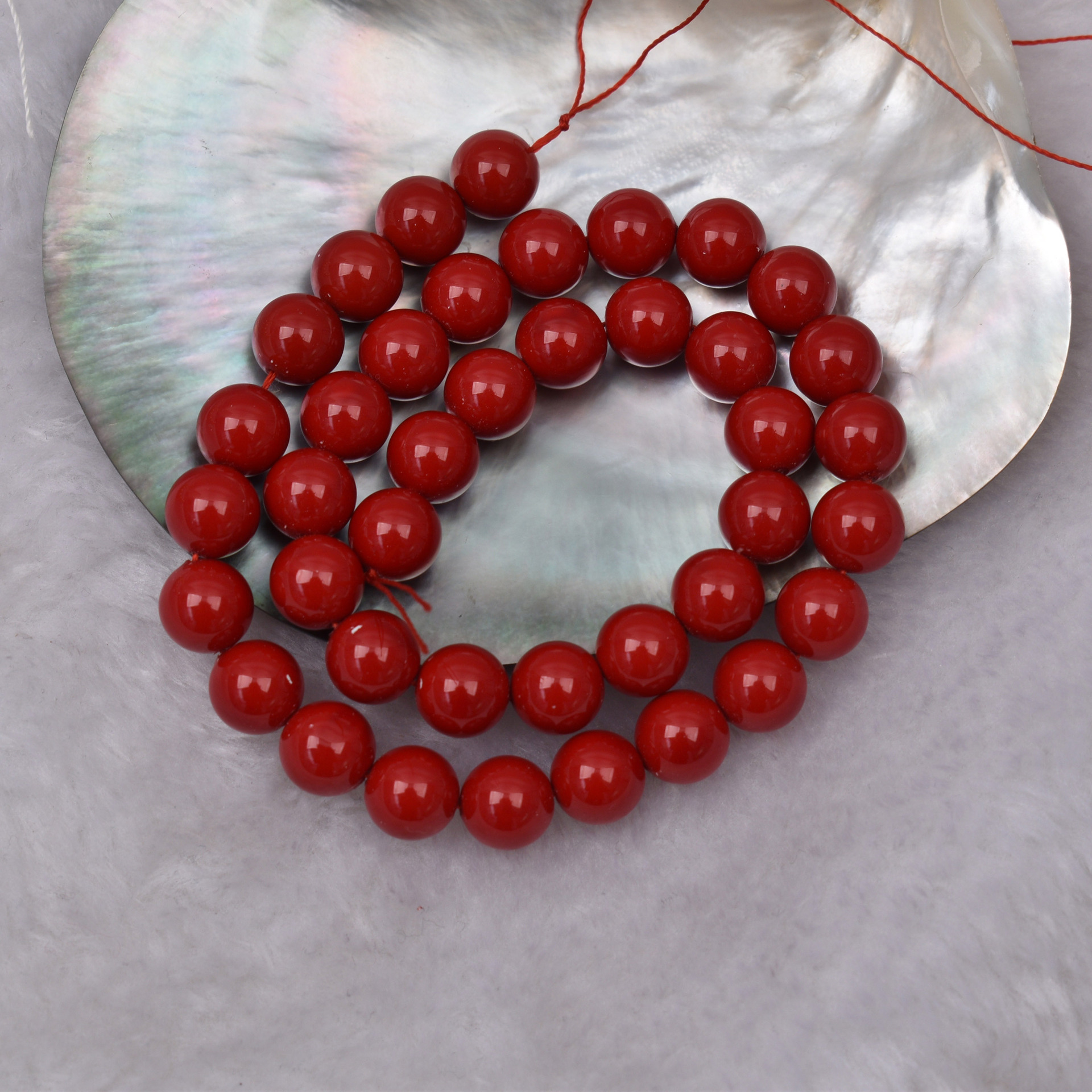 蝶貝模造真珠散珠DIYネックレス手作りジュエリーアクセサリー直穴カラフルパール原材料卸売ガラス