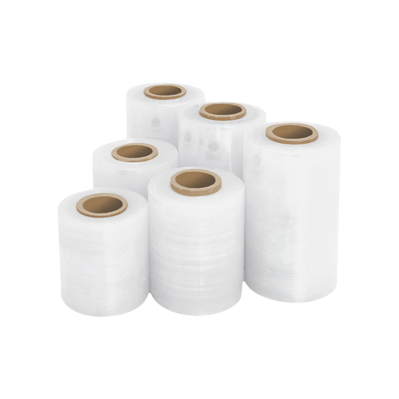 Película estirable de 50cm, película de embalaje de plástico estirable de pe personalizada, película de revestimiento para alimentos frescos de injerto, película de embalaje industrial