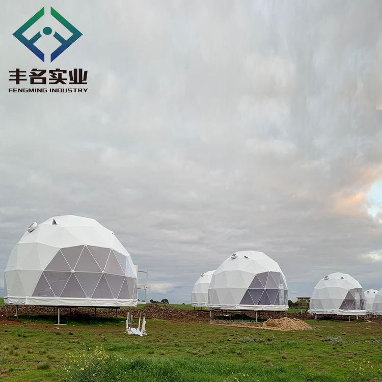 带大透明PVC窗可移动球形民宿 网红打卡星空球形帐篷