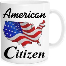 American US Citizen美国公民陶瓷咖啡马克杯子茶水杯圣诞节礼物