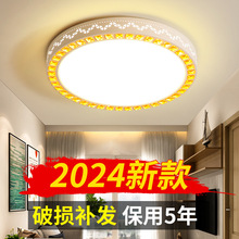 2024年新款客厅灯简约现代大气家用灯具长方形水晶灯LED吸顶珏沁