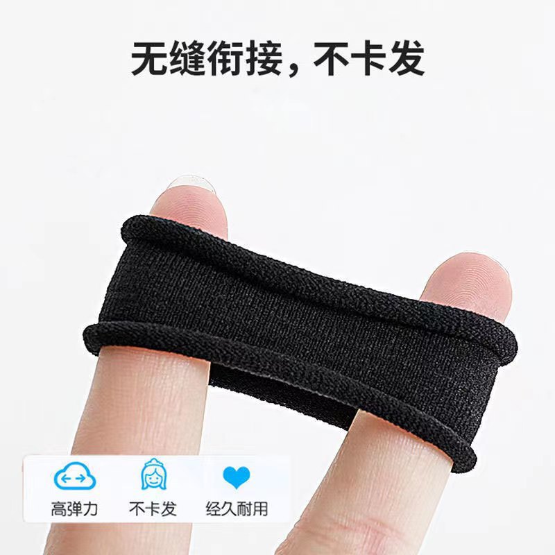 Simple Korean version of towel circle high elastic seamless hair band women's basic ponytail head rope holster rubber band wholesale