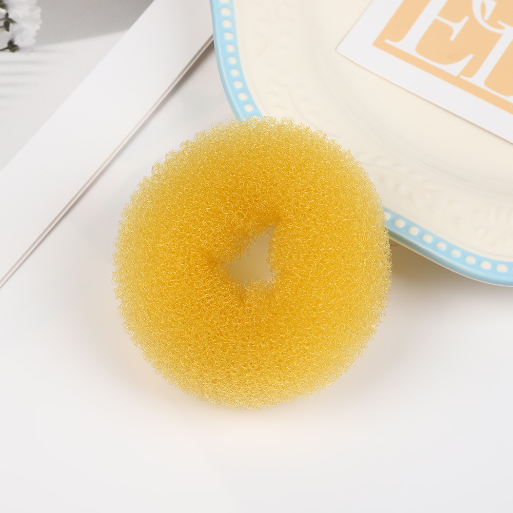 Ball-head doughnut cone para el cabello de chicas coreanas lindas Ball-head cone para el cabello flojo no daña toque de cabello