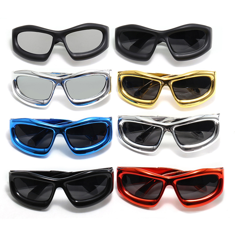 Europa y América nueva y2g en forma especial marco de la calle hip hop estilo gafas de sol al aire libre de moda gafas de sol UV400