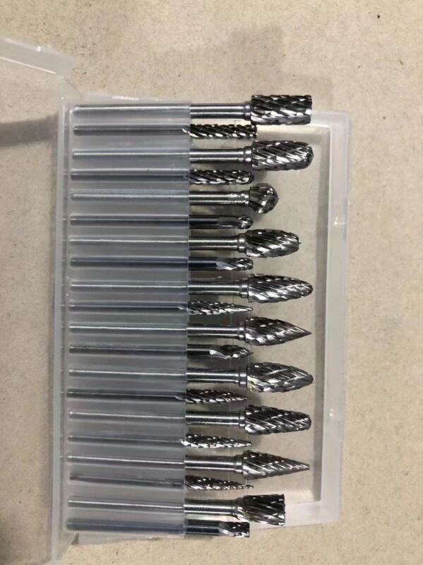 メーカー木工ツール電動研削ヘッド 3 ミリメートルセットタングステン鋼研削ヘッド超硬ロータリーファイルクロスボーダーホットセール|undefined