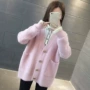 宽松中长款加厚新款毛衣