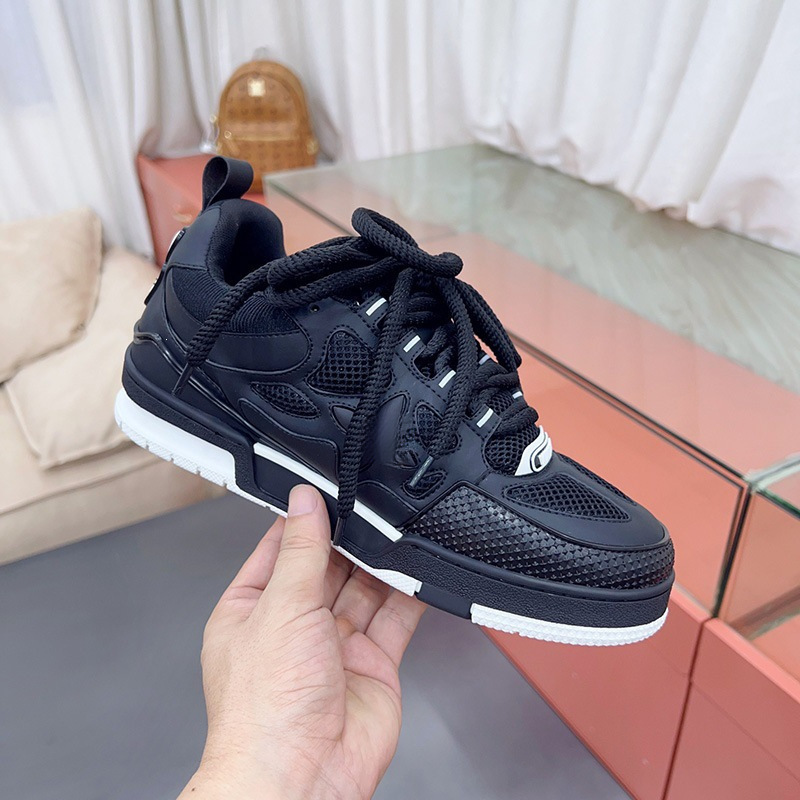 LVАFGН women's thick-soled height-increasing skate shoes, comfortable casual versatile sneakers, men's trendy basketball shoes LVАFGН women's thick-soled height-increasing skate shoes, comfortable casual versatile sneakers, men's trendy basketball shoes