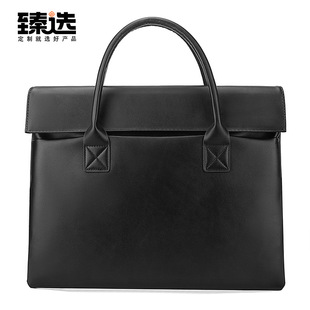 Factory wholesale new computer bag fashion pu leather solid color Joker portable notebook business briefcase simple fashion