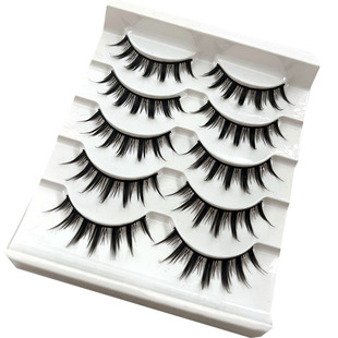 Little Devil Tai makeup Barbie cartoon false eyelashes fairy hair female natural long thick simulation curly fishtail hard stem