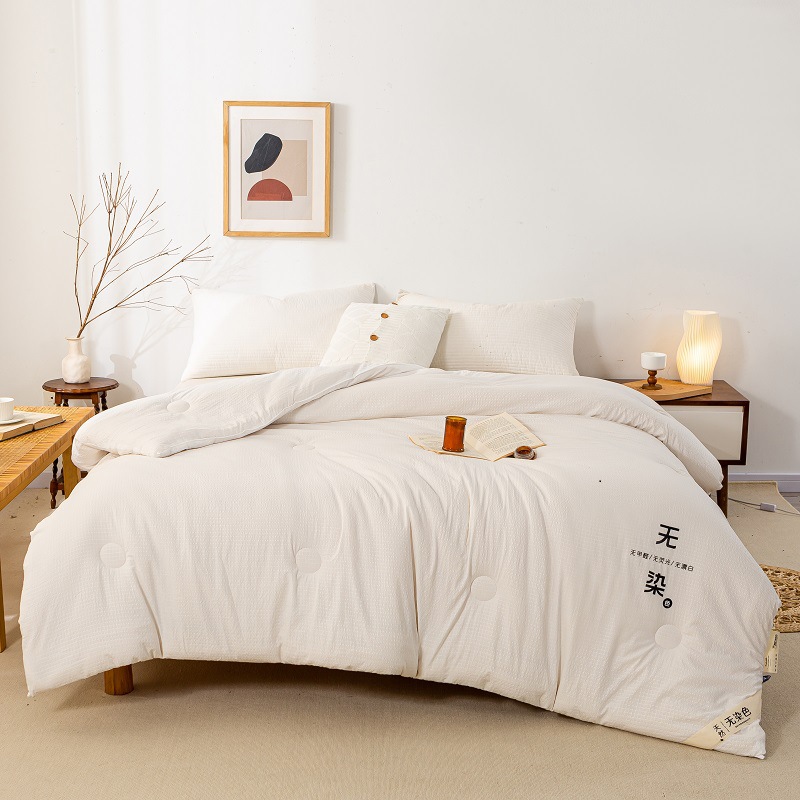 Japanese style quilt winter thickened dye-free soy fiber winter quilt dormitory double quilt core student quilt quilt wholesale