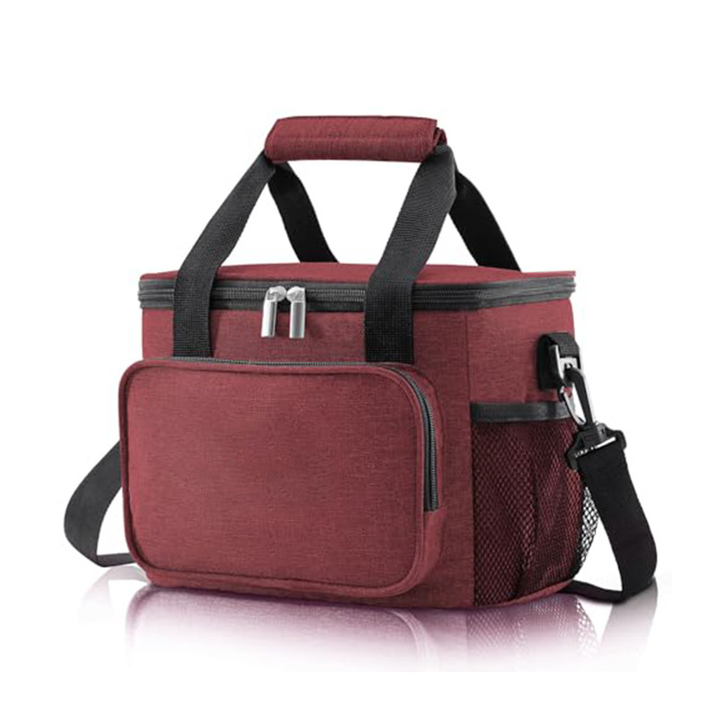 Amazon hot sale bolsa de almuerzo aislante caja de almuerzo suave refrigeración bolsa de mano puede ser portátil
