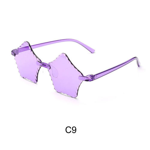 Children's sunglasses cute baby colorful sunglasses trendy unisex kids fashion five-pointed star glasses Korean cartoon glasses