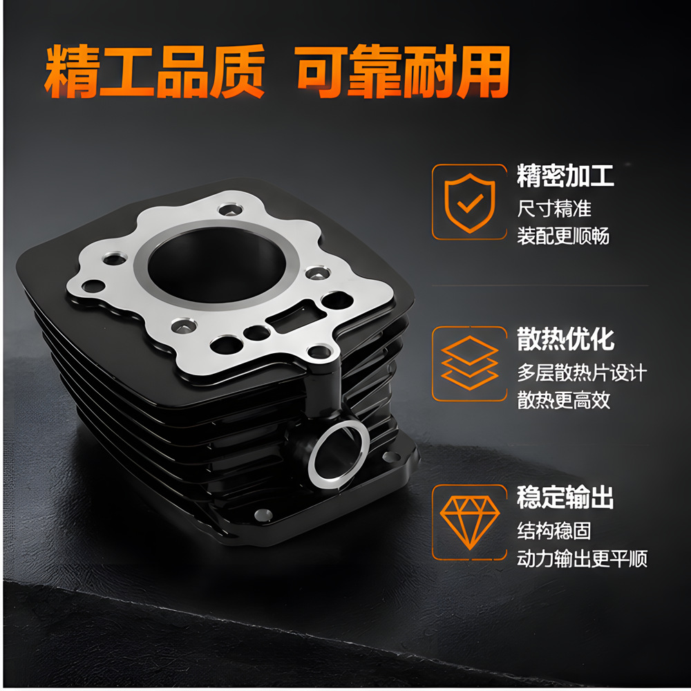 Motorcycle Dm200 Cylinder Piston Kit Italika Rt200 Cylinder Kit 67mm Accessories