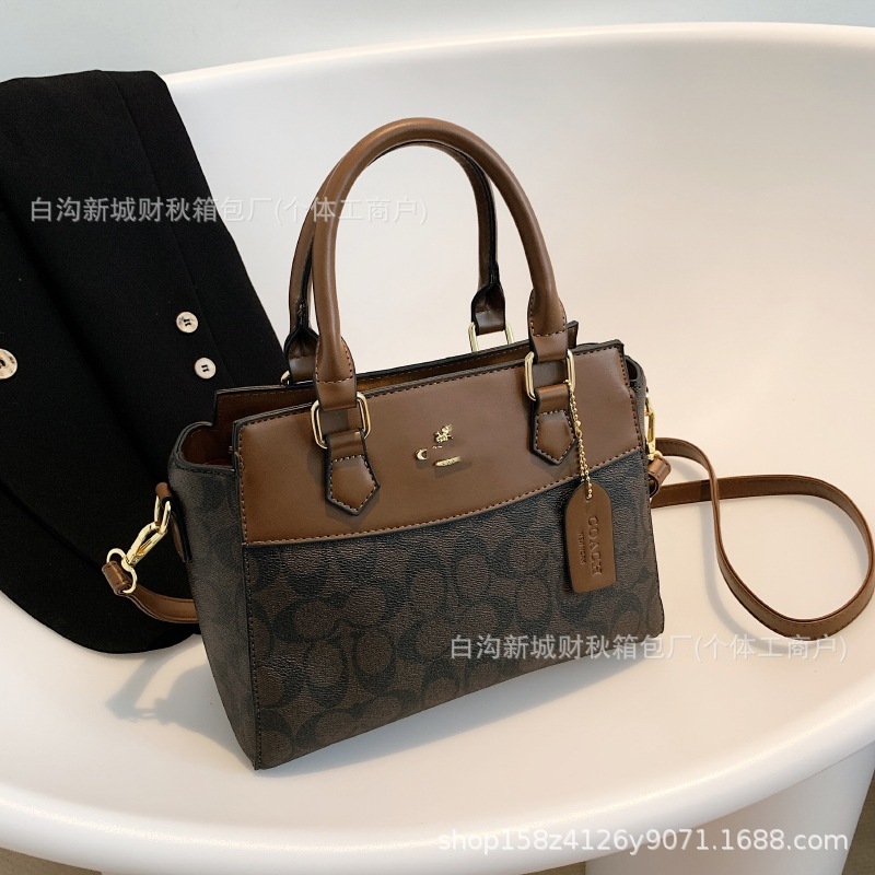 欧美包包女士2025新款小众设计师时尚托特包高级感印花手提斜挎包|undefined