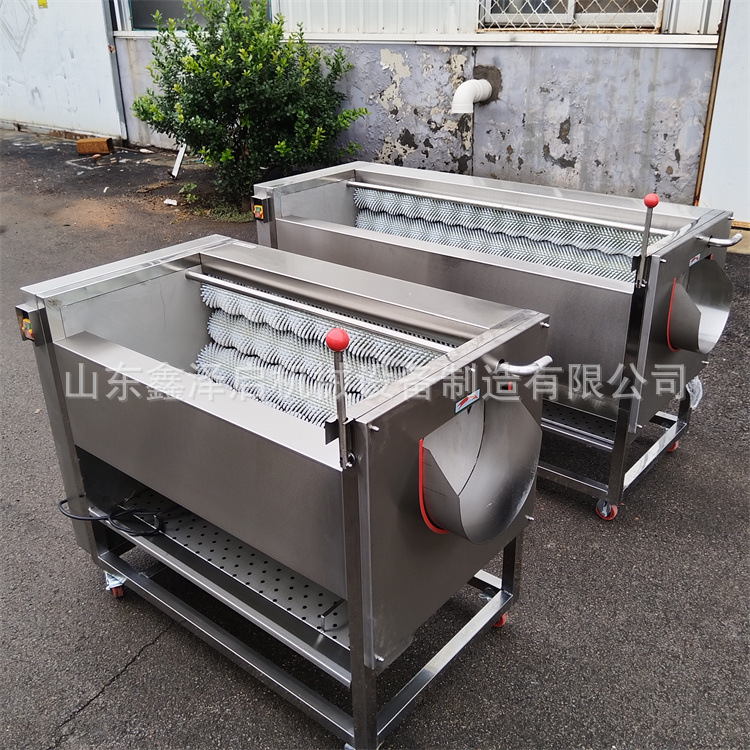 Máquina de limpieza de cepillo de materiales medicinales chinos, máquina de limpieza de barro y pelado de verduras comerciales, limpiadora de caracoles, limpiadora de caracoles de mar image 5