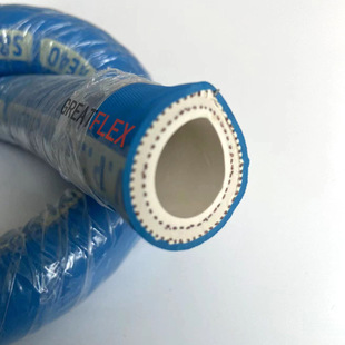 Gretel blue lined spiral steel wire rubber tube high temperature resistant excavator tubing hose assembly RN40 factory