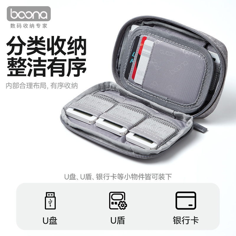 包纳U盾U盘收纳包银行U盾收纳袋U盘U盾保护套银行卡便携收纳包