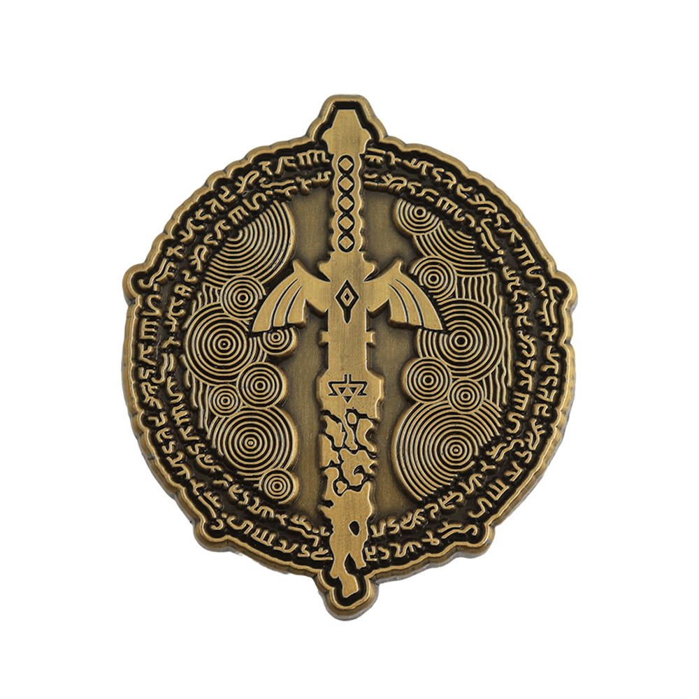 Значок-брошь Xu Xiu Master Sword золотистый