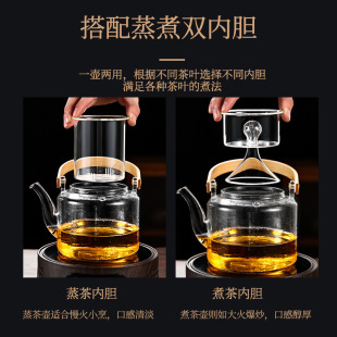 Glass Teapot for Brewing Tea, 2025 New Model Electric Ceramic Stove Teapot with Handle, Household Teapot for Aliexpress