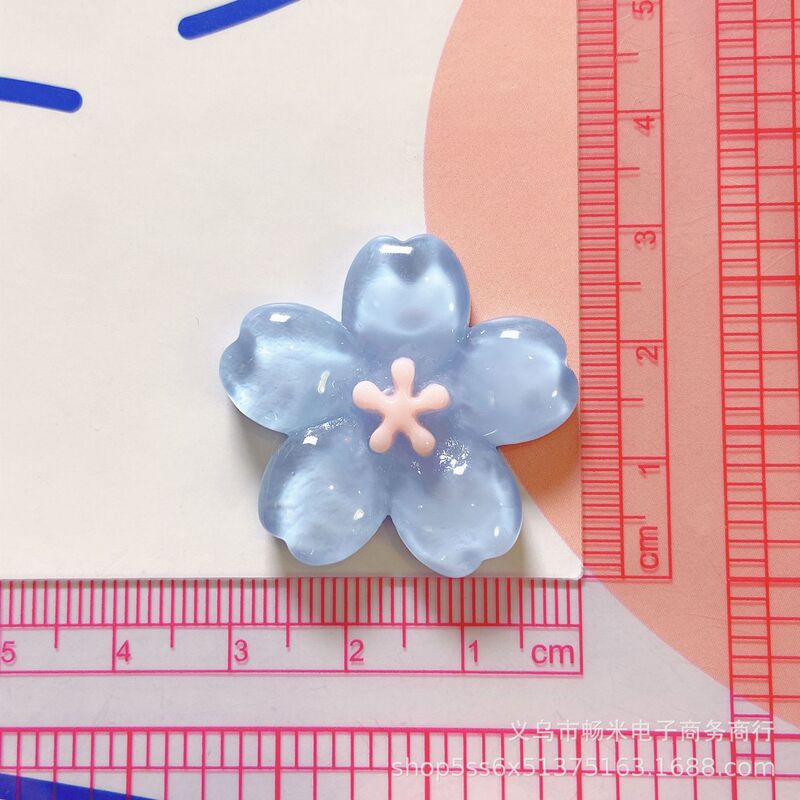 創意的な透き通った花の樹脂の部品の携帯のケースのクリームのゴムのdiyの手の髪飾りの材料の部品は卸売りします。|undefined