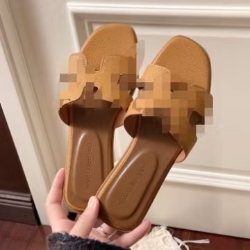 凉拖女风沙滩鞋仙女2025韩版一字拖新款夏季百搭拖鞋女夏外穿平底