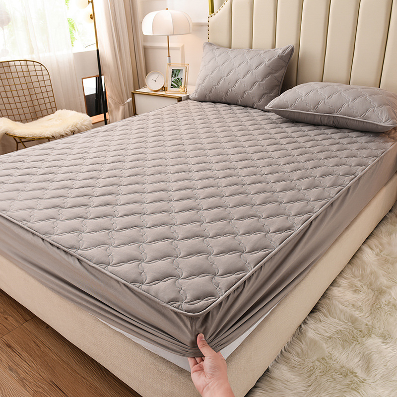 One-piece cotton quilted Simmons protective cover padded mattress latex cushion cover hotel bedspread wholesale
