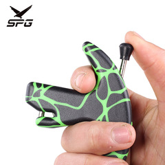 Plastic three-finger grip bow release arrow shooting equipment, multi-color available, factory wholesale
