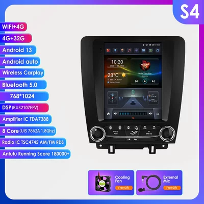 9.7inch Vertical Screen Android – DVD Navigation - 432g-wifi4g-lte-version-7862-carplay-eight-core-97inch-suitable-for-10-14-old-ford-mustang-models