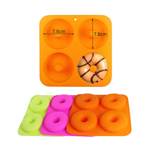 Sanxin 4-6-8 donut silicone mold DIY chocolate dessert baking round biscuit grinding tool