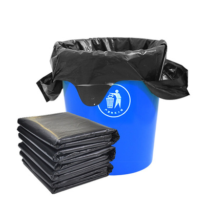 大号垃圾袋手提式家用背心式商用厚款塑料袋黑色垃圾袋加厚不易破
