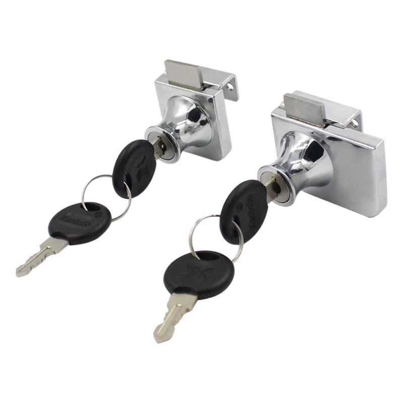 Производитель оптовый подлинный маленький доктор подлинный 407409 стеклянный дверной замок шкафа одиночный двойной стеклянный витринный замок окна замок