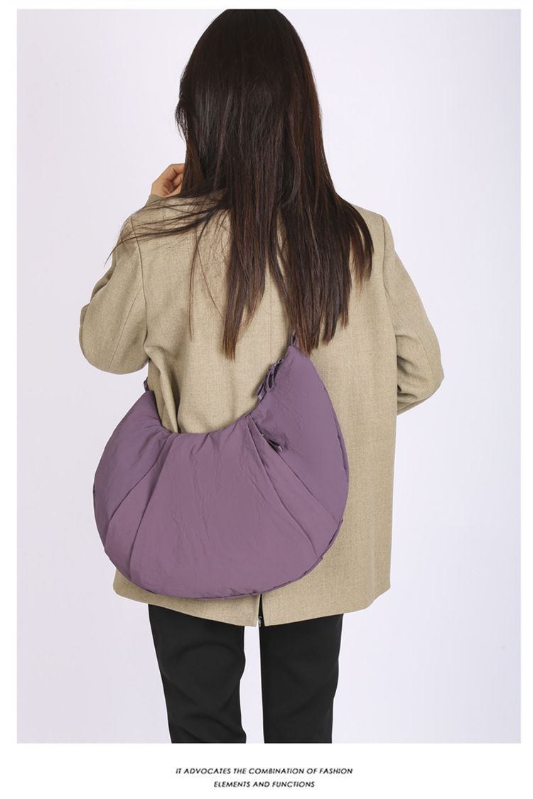 Women's Large Capacity Crossbody Shoulder Bag Simple Tote Bag_voghion.com